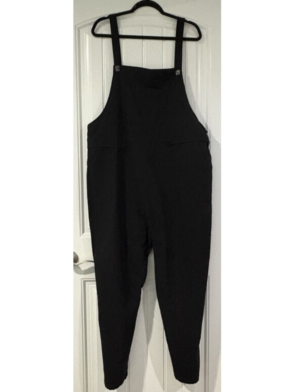 Yesno Women's XXL Wide Leg Baggy Cotton Overalls Bib Front Side/back Pockets